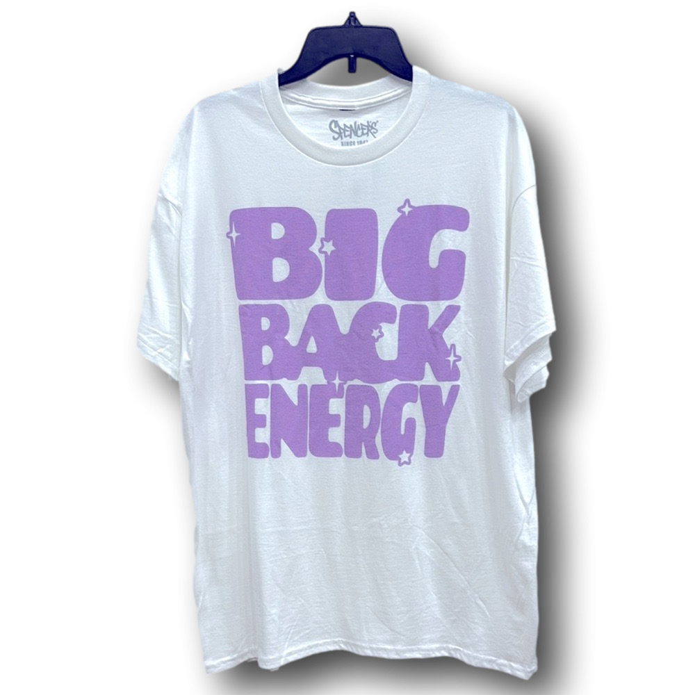 Funny "Big Back Energy" Graphic T-Shirt - Size Extra Large XL - NWT